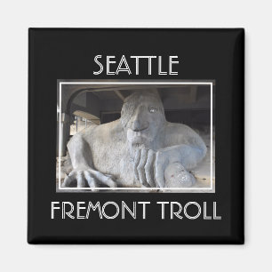 Seattle Fremont Troll Magnet Magneet