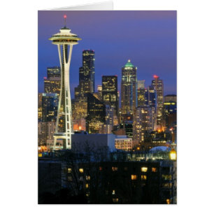 Seattle gezien vanuit Kerry Park in Queen Anne