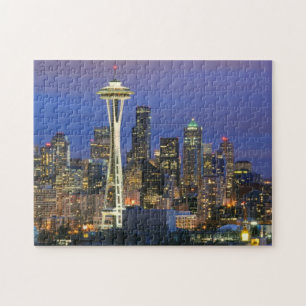 Seattle gezien vanuit Kerry Park in Queen Anne Legpuzzel