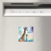 Seattle Giraffe Magneet (Insitu (Vaatwasser))