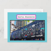 Seattle Graffiti-Briefkaart Briefkaart (Voorkant / Achterkant)