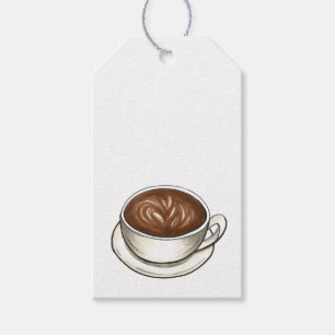 Seattle latte koffiekopje latte cappuccino barista cadeaulabel