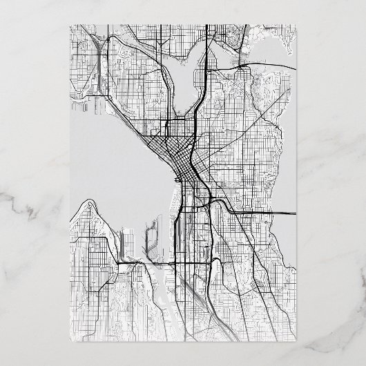 Seattle Liefdeszoeker | Trouw Huwelijk Uitnodiging (Achterkant)