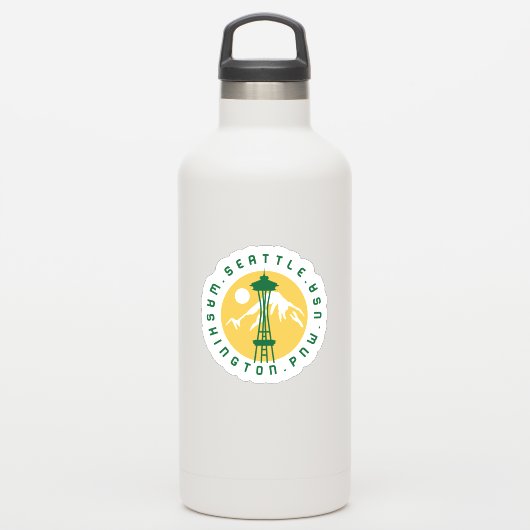 Seattle Logo Graphic Sticker (Waterfles)