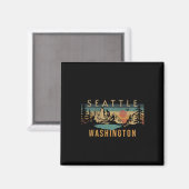 Seattle magneet (Voorkant / Achterkant)