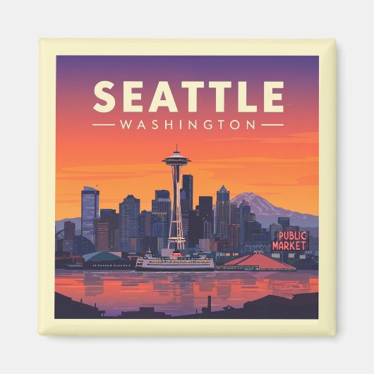 Seattle Magneet (Voorkant)