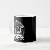 Seattle Pacific Northwest Emerald City Space-Needl Koffiemok (Voorkant links)