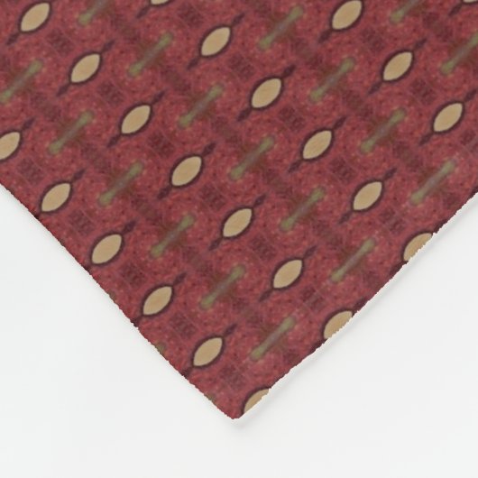 Seattle Pattern Fleece Blanket (Hoek)