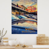 Seattle Pike Market Poster (Keuken)