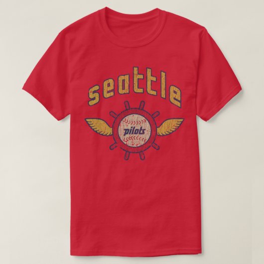 Seattle Pilots Baseball  TShirt (Design voorkant)