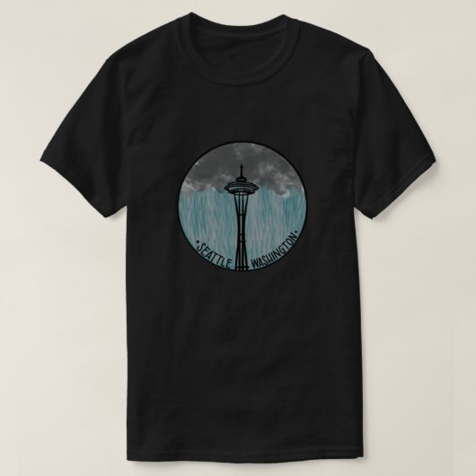 Seattle Rain Essential T-shirt (Design voorkant)