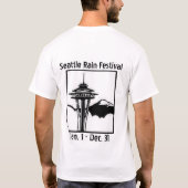 Seattle Rain Festival T-shirt (Achterkant)