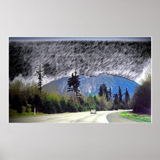 Seattle Rain Print (Voorkant)