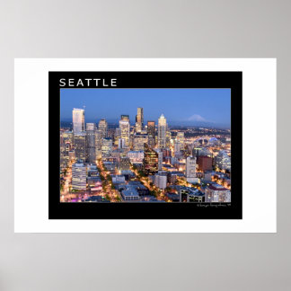 Seattle 's nachts poster