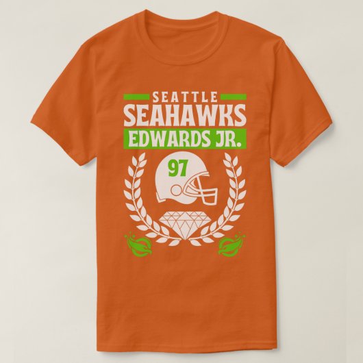 Seattle Seahawks Edwards Jr 97 editie T-shirt (Design voorkant)