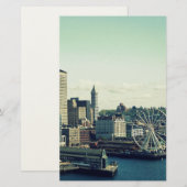 Seattle Silhouet Briefpapier (Voorkant / Achterkant)