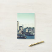 Seattle Silhouet Post-it® Notes (Op bureau)