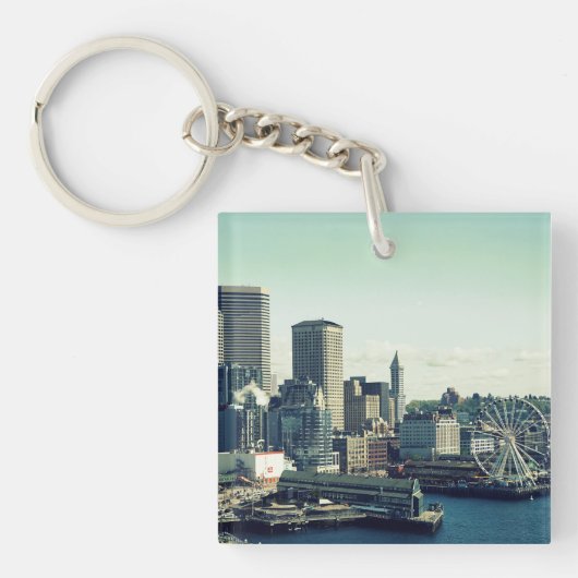 Seattle Silhouet Sleutelhanger (voorkant)