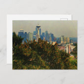 Seattle Skyline #1 Briefkaart (Voorkant / Achterkant)