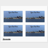 Seattle Skyline #2-2 Stickers (Vel)