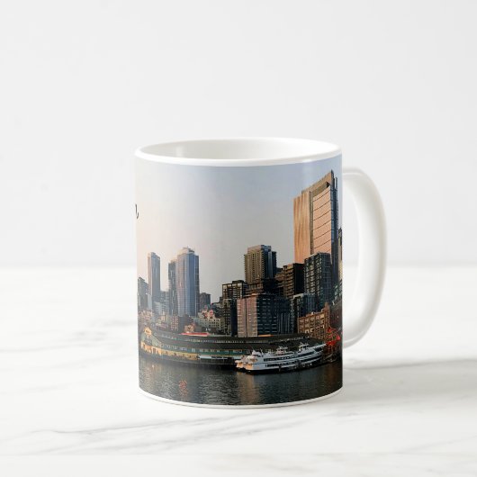 Seattle Skyline #5 Mug (Devant droit)