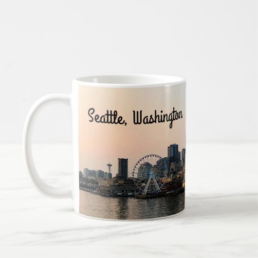 Seattle Skyline #5 Mug (Gauche)