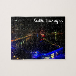Seattle Skyline #6 Jigzaag Puzzle Legpuzzel