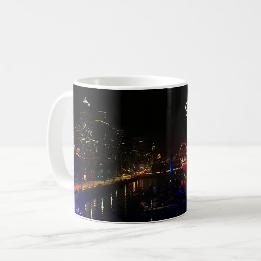 Seattle Skyline #6 Mug (Devant gauche)