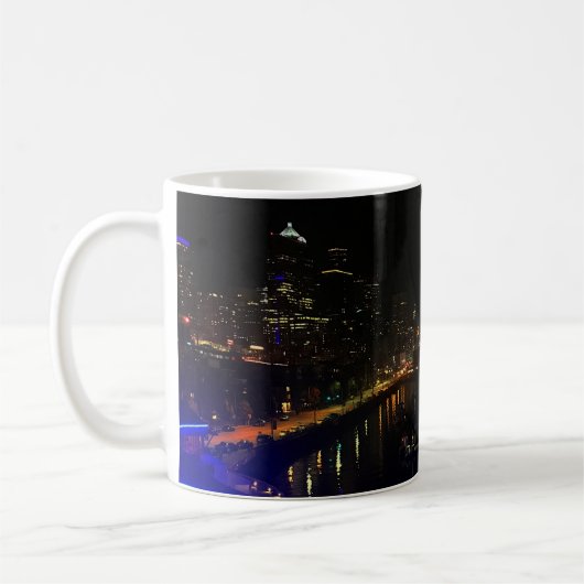 Seattle Skyline #6 Mug (Gauche)