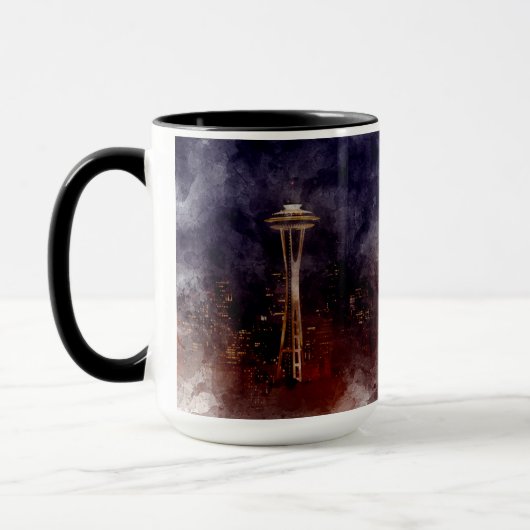 Seattle Skyline aangepaste Mok (Links)