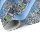 Seattle Skyline Aerial Cadeaupapier (Rol Hoek)