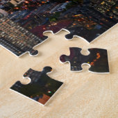 Seattle Skyline bij schemering Puzzle Legpuzzel (Zijkant)