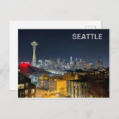 Seattle Skyline Briefkaart (Voorkant / Achterkant)