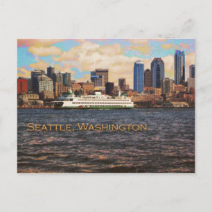 Seattle Skyline Briefkaart