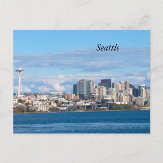 Seattle Skyline Briefkaart (Voorkant)