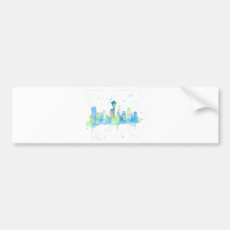 Seattle Skyline Bumpersticker