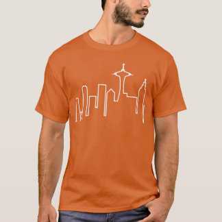 Seattle Skyline Frasier grappig T-shirt