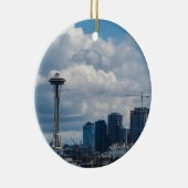 Seattle Skyline Keramisch Ornament (Rechts)