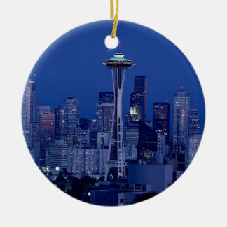 Seattle skyline keramisch ornament