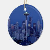 Seattle skyline keramisch ornament (Links)