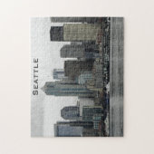 Seattle Skyline Legpuzzel (Verticaal)