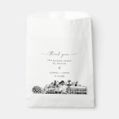 Seattle Skyline Mariage Merci Favoriser les sacs (Devant)