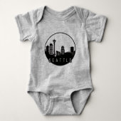 Seattle Skyline Romper (Voorkant)