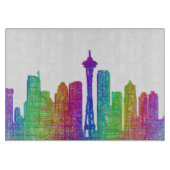Seattle skyline snijplank (Voorkant)