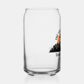 Seattle Skyline Sunset Custom Family Trip Blikvorm Glas (Rechts)