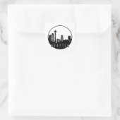 Seattle Skyline Vierkante Sticker (Tas)