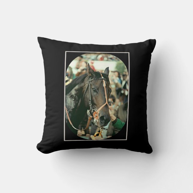 Seattle Slew Thoroughbred 1978 Kussen (Voorkant)
