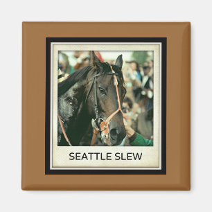 Seattle Slew Thoroughbred 1978 Magneet