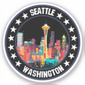 Seattle Sticker (Voorkant)