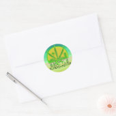 Seattle Superchronics Ronde Sticker (Envelop)